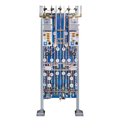 Double energy supply column for heating technology 