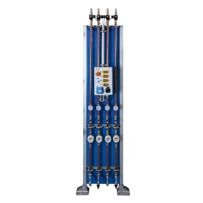 Double energy supply column for water/environmental technology 