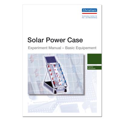 Experiment Manual Solar Power Case 